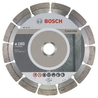 Bosch 10x Disco De Diamante Standard For Concrete, 180 X 22,23 X 2 X 10 Mm -2608603242