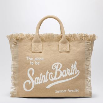 MC2 Saint Barth Beige Colette cotton bag