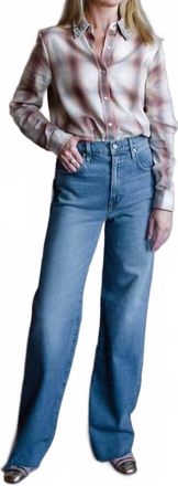Slvrlake Denim Grace High Rise Wide Leg Jeans In Separate Ways