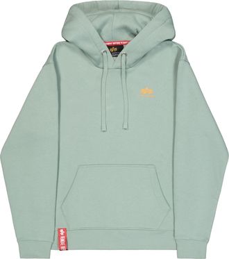 Alpha Industries Hoodie ALPHA INDUSTRIES Basic Hoodie SL, Herren, Gr. 3XL, frost gr&uuml;n, Obermaterial: 80% Baumwolle, 20% Polyester, regular fit, Sweatshirts Hoodie