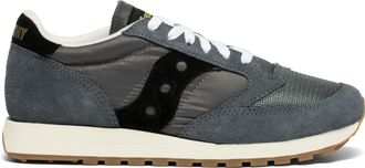Saucony Mens Jazz Original Vintage Sneaker, Grey Black, 6.5 UK