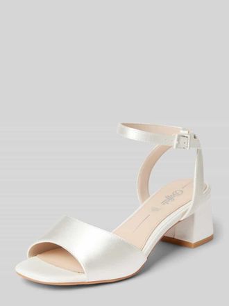 Buffalo Brautschuh mit Blockabsatz Modell BEATE in Offwhite, Gr&ouml;&szlig;e 39