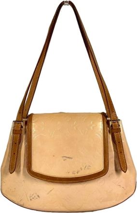 Louis Vuitton Marshmallow Pink Monogram Vernis Shoulder Bag Tote Bag (Pre-Owned)