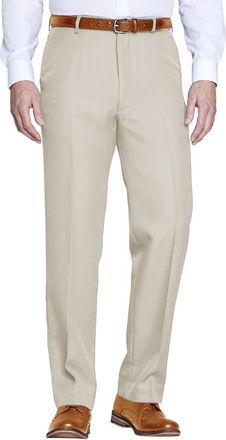 PHP Rugby Mens Trousers with Elasticated Waist Plain Full-Length Wrinkle-Resistant Casual Smart Classic Fit Office Workwear Formal Trouser for Smart Look 