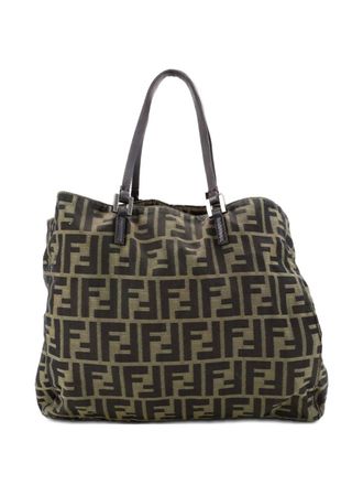 Fendi Vintage Open Zucca Canvas Medium tote bag - women - Canvas - One Size - Brown