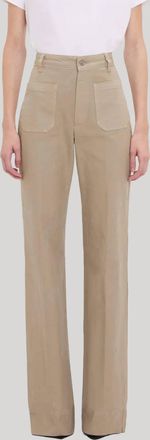Victoria Beckham Alina Jean In Stone Grey