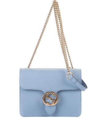 Gucci 2010 leather shoulder bag - Blue