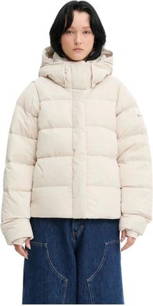 Columbia Amaze Puff Hooded Down Puffer - - Sport - Donna - Beige - L