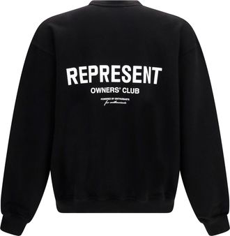 Represent Mens Sweatshirt Owners Club Black Cotton Sweatshirts Sweater