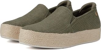 Skechers Martha Stewart - Bobs Sesame - By The Bay Womens Shoes Olive : 8 B - Medium, Canvas