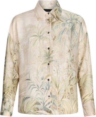 Liu Jo Shirts, female, Multicolor, Size: XS Jungle Printed Shirt