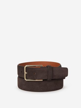 Santoni Suede Leather Belt