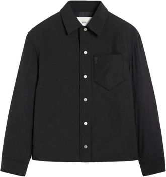 Ami Loose Padded ADC Overshirt - Heren - Zomerjassen - Zwart - XL - Jassen