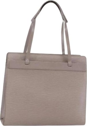 Louis Vuitton Pre-owned Epi Leather Tote Bag - Dames - Vintage Schoudertas - Grijs - ONE Size - Leer - Vintage
