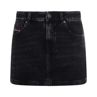 Diesel Denim Skirts, female, Blue, Size: W25 Denim Skirt