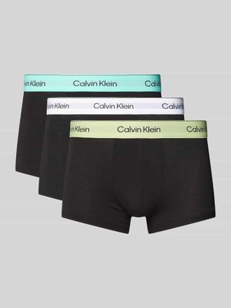Calvin Klein Underwear Trunks mit elastischem Logo-Bund im 3er-Pack in Black, Gr&ouml;&szlig;e M