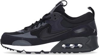 Nike Lage Sneaker Zwart/Grijs - Dames - Hardloopschoenen - Zwart - 36 EU - Leer - Fitness