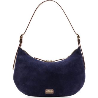 Frances Valentine Starr Suede Hobo Bag in Navy at Nordstrom