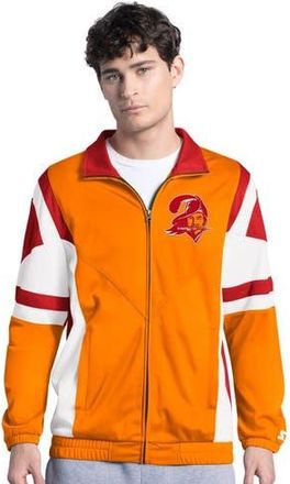 Starter Mens Starter Orange Tampa Bay Buccaneers Contender Vintage Logo Full-Zip Track Jacket at Nordstrom, Size X-Large
