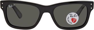 Ray-Ban Burbank Polarized Green Rectangular Mens Sunglasses RB2283 901/58 55