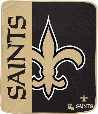 Pegasus Sports New Orleans Saints Nfl Team Logo Soft Fleece Throw