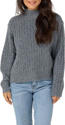 O'Neill Cypress Mock Neck Sweater in Charcoal at Nordstrom, Size Xx-Large