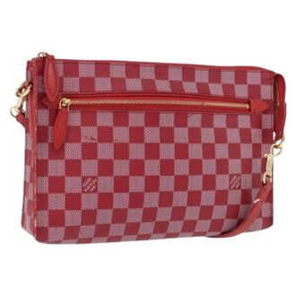Louis Vuitton Pre-owned Damier Canvas Clutch Bag - Dames - Pre-owned - Rood - Maat: ONE Size