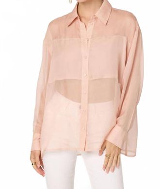 Astr Evie Shirt In Blush