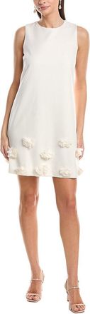 Anne Klein Rosette Hem Sleeveless Shift Dress