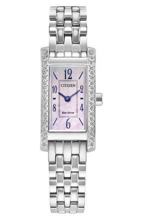 Citizen Petite Palidoro Bracelet Watch, 14.3mm in Silver-Tone at Nordstrom