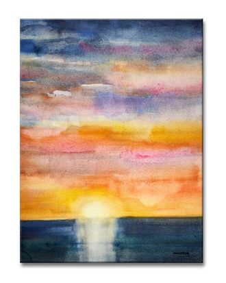 Ready2HangArt Glorious Sunset Wrapped Canvas Wall Art by Norman Wyatt