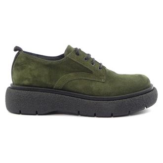 Carmens Derby Camoscio - female - Carmens - Laced Shoes - Green - 3 UK - Shoes