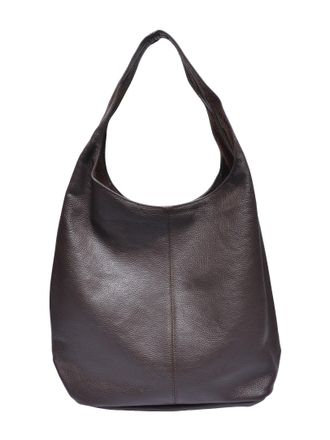 Anna Luchini Bordeauxrood Rundleer Tas