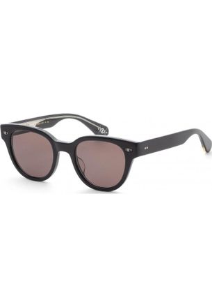 Garrett Leight Womens ML2047 48 BKPWLAVA Jane Sunglasses - Black - One Size