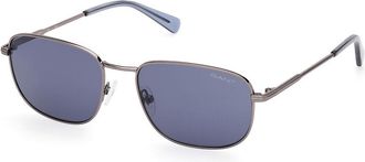 GANT GA00018 12V Mens Sunglasses Silver Size 56