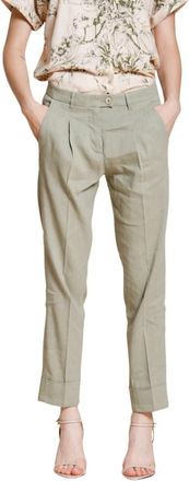Mason's New York Carrot Sartoriale Chino Broek - Dames - Chinos - Groen - XS - Leer - Broeken