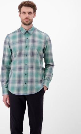 Lerros Karohemd LERROS LERROS Herren Karohemd, charakterstark und stilbewusst, Herren, Gr. XXL, Normalgr&ouml;ssen, blau (storm blau), 100% Baumwolle, Hemden Karo