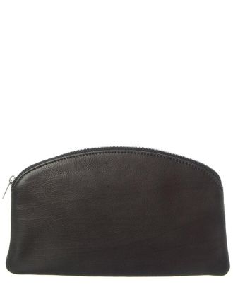 The Row Leather Clutch