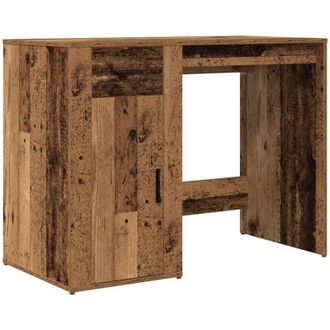 vidaXL Desk Old Wood 100x49x75 cm Engineered Wood Vidaxl