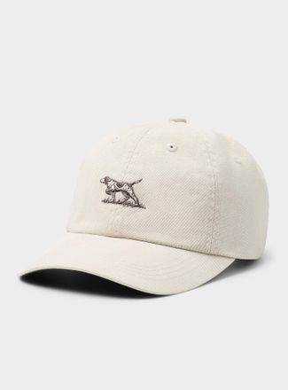 Rodd & Gunn Mens Embroidered dog logo 100% cotton cap