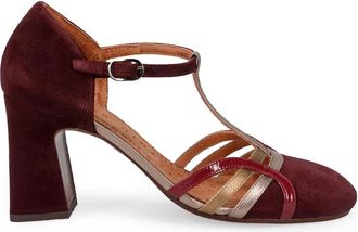 Chie Mihara Bordeaux Hak Sandalen - Dames - Pumps - Rood - 37 EU - Leer - Schoenen
