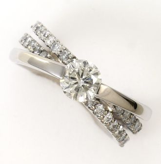 C&A White Gold White Gold (18K) Band Ring (Pre-Owned)