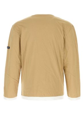 Namacheko Mens Beige Cotton T-Shirt Sandal Exterior
