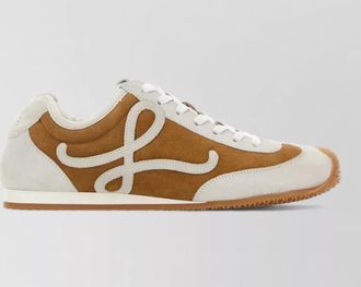 Loewe suede runner sneakers rubber sole