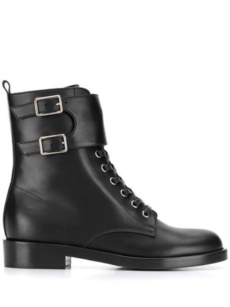 Gianvito Rossi Lagarde boots - women - Leather/Leather/Leather/Rubber - 40 - Black