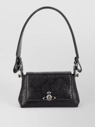 Vivienne Westwood hazel shoulder bag textured finish handle