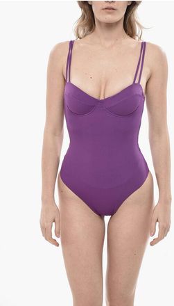 Matine&eacute; Nylon One-Piece Swimsuit with Balcony Top size S