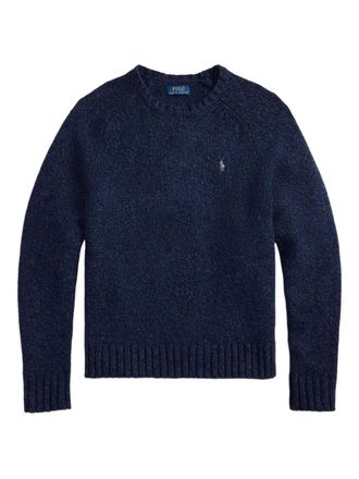 Polo Ralph Lauren Trui met geborduurd logo - Blauw
