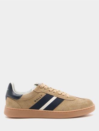 Bally Suede Retro Crest Sneaker in Brown at Nordstrom, Size 36