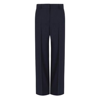 Max Mara Wide Trousers, female, Blue, Size: 2XL Visivo Pants